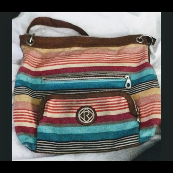 Relic canvas purse stripes crossbody sold - Picture 3 of 8